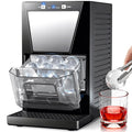Friwest Clear Ice Ball Maker Countertop, 2" Sphere Ice Maker 2 Ice balls in 40-60Mins, Self Cleaning Ice Machine with Ice Tongs Drip Tray