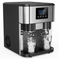 Friwest 3 In 1 Countertop Ice Maker Water Dispenser, Bullet Ice, Crushed Ice & Cold Water, 33Lbs/24H, SelfCleaning, Dual Water Fill, Compact for Home Kitchen Party RV