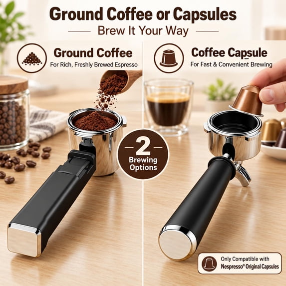 Friwest Espresso Machine 20 Bar, Super Compact Espresso Maker with Touch Screen, Professional Coffee Machine, Automatic Milk Frother for Cappuccino